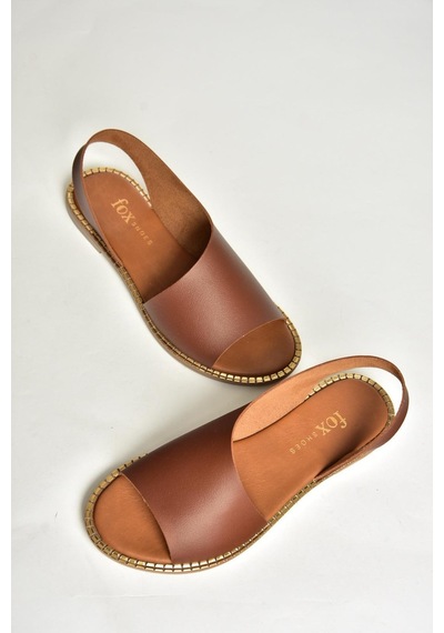 Fox Shoes U876860609 Kahverengi Kadın Sandalet Kahverengi