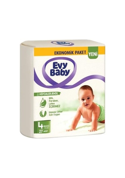 Evy Baby Bezi Maxi Ekonomik 4 Beden 27 Adet