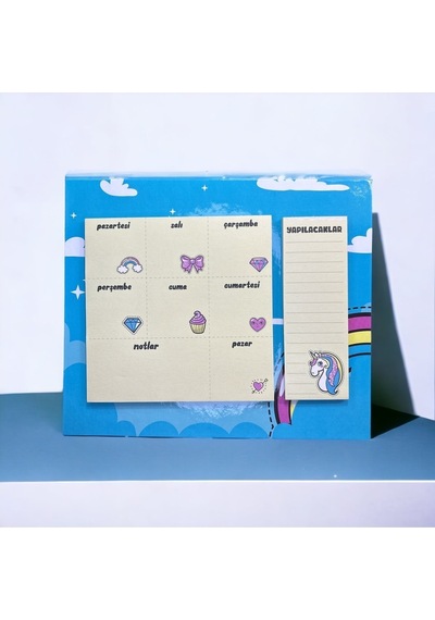 25x21 104 Sayfa Haftalık Planner Ve Yapılacaklar - Unicorn Diğer