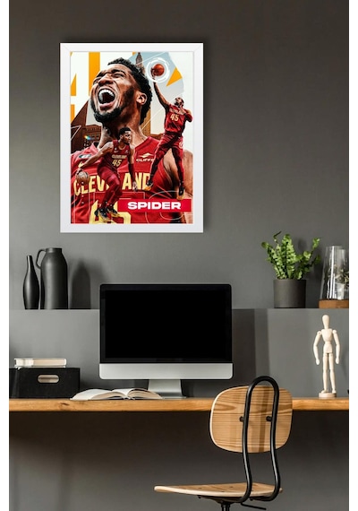 Donovan Mitchell Çerçeveli Tablo - Basketbol Nba Posteri Tablo