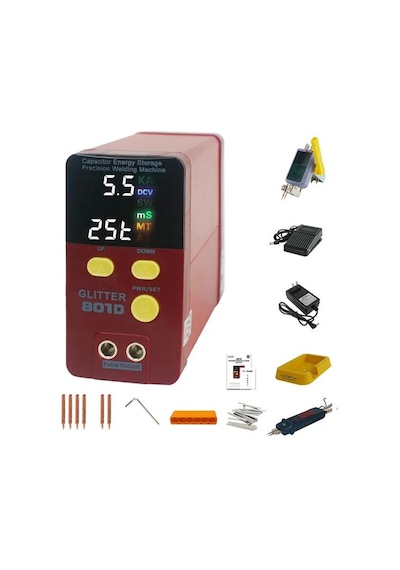 Glitter 801d Şarjlı Pil Punto Kaynak Makinesi