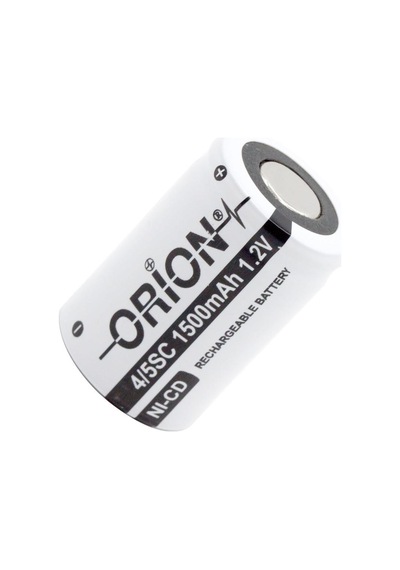 Orion 1500 mAh 1.2 V 4/5SC Boy Ni-CD Industrial Şarj Edilebilir Pil
