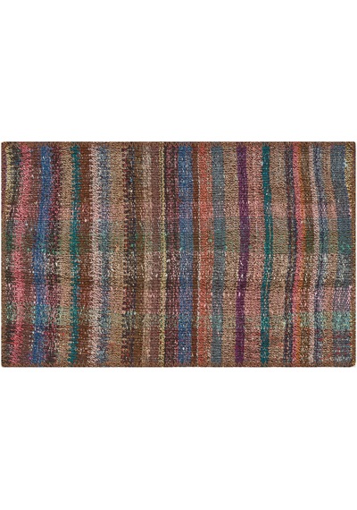Gerçek El Dokuma Anadolu Kilim Karışik Paspas
