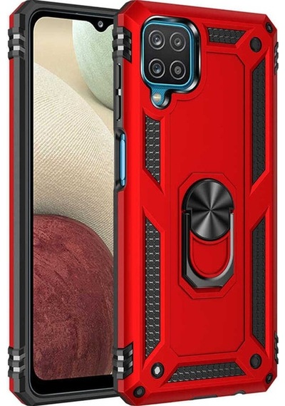 Galaxy M12 Kılıf Zore Vega Kapak Kırmızı