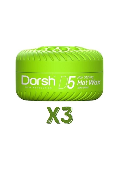 Dorsh Saç Şekillendirici Wax Mat Wax D5 150 Ml 3 Adet