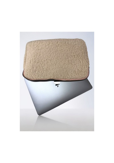 Plush Studıo Teddychic 13.3 İnç Plushguard Laptop Kılıfı Ve Çanta 36x26cm Clutch, Teddy Çanta Pudra Pudra