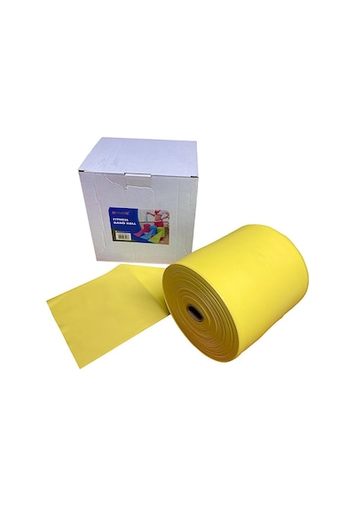 Spor Bandı Ev Egzersizi Açma Germe İpi Ce-35 45 Mt Plates Lastiği Hafif Sertlik Sarı Renk 0,35 Mm
