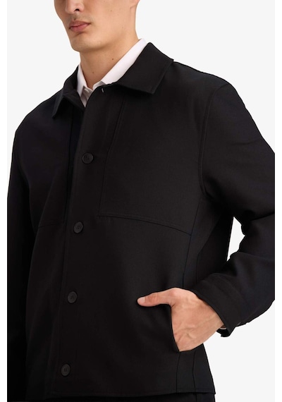 Defacto Regular Fit Pamuk Astarlı Ceket G8435ax25wnbk27 Siyah-bk27