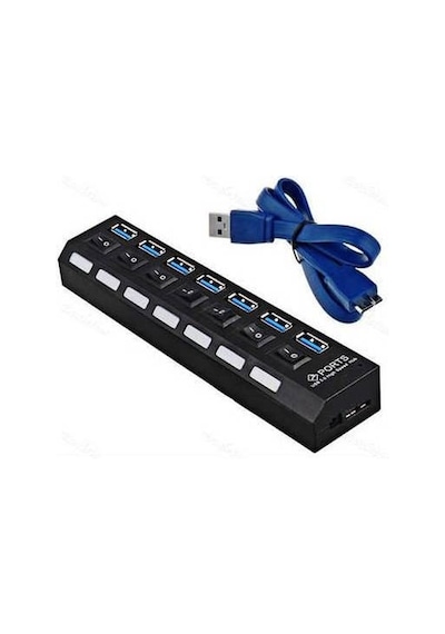 7 Port Usb 3.0 Hub Çoklayıcı Çoğaltıcı Çoklama (250251839)