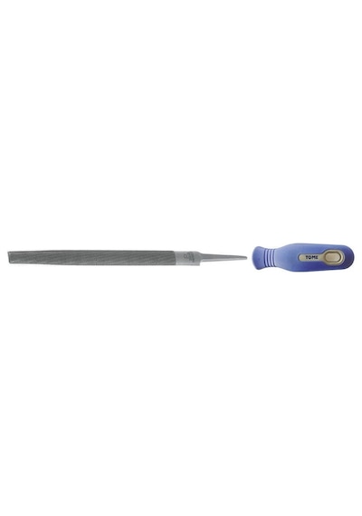 Tome Saplı Yarım Yuvarlak Eğe Kalın Diş 300mm
