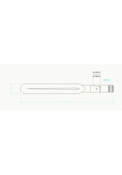 Antenna Home Ah3g.102 3g/4g/5g Sma-j Plastik Anten