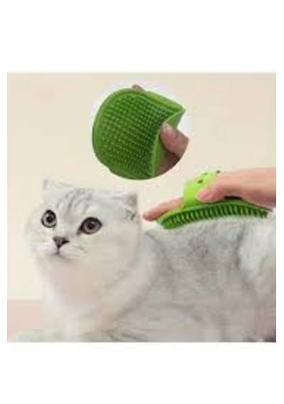 Kedi & Köpek Tüy Toplama & Yıkama & Ayarlanabilir Köşe Kaşınma Silikon Fırçası 47x38 Mm