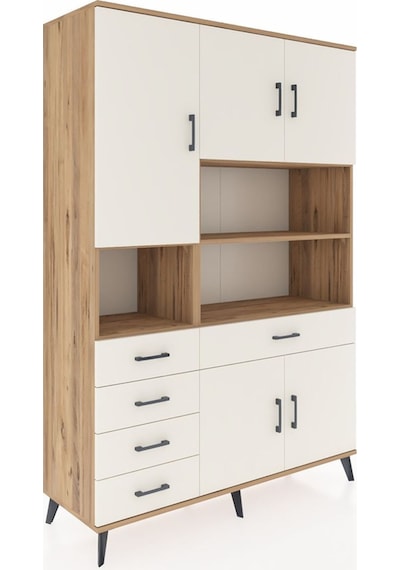 Hyperion Dolap 9 Raflı 5 Çekmeceli 5 Kapaklı 132x44x195 Çam-aytaşı/aytaşı Aytası/aytası Hyperion Dolap 9 Raflı 5 Çekmeceli 5 Kapaklı 132x44x195 Çam-aytaşı/aytaşı Aytası/aytası