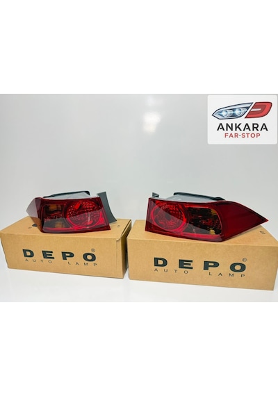 Honda Accord 2003 - 2005 Stop Lambası Sağ - Sol Dış 2 Adet Dış Stop - Depo Marka