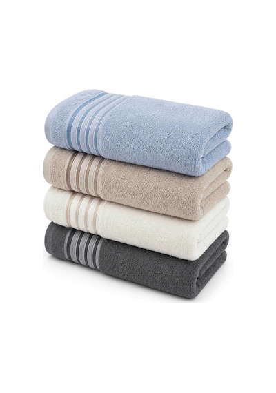 4lü El Yüz Havlusu Seti 50x85 Cm Softline Çok Renkli