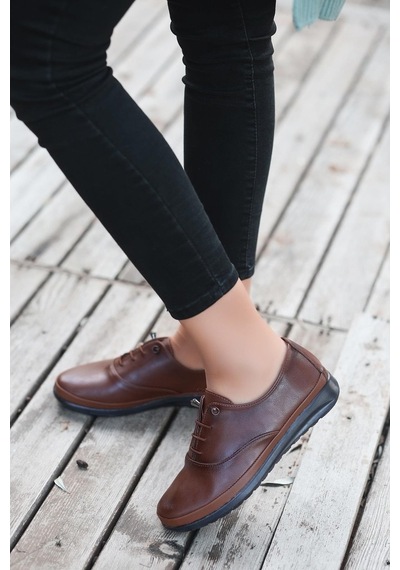 Artı-Artı020-1201 İçi Hakiki Deri Kadın Sneaker Ayakkabı