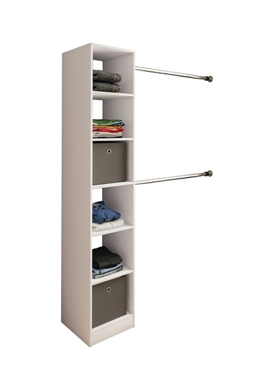 Alara Açık Giyinme Dolabı - Gardırop Beyaz 150 Cm