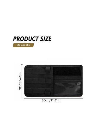 Araba Sun Visor Organizatör Çok Cep Araç Vizör Panel Depolama Sahibi Sürücü Lisansı İçin Uygun Khaki