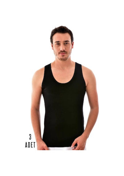 Tutku Elit 6'lı Paket Erkek Modal Askılı Atlet 001
