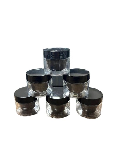 Şeffaf Plastik Cidarlı Kavanoz 100 Ml Görünümlü 50 Ml