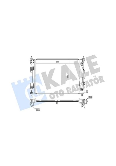 Kale 342280 Motor Radyatoru 253100u050 253101r050 253104l050