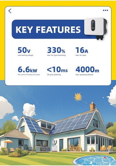 Swatten Sıh-5kw-sh Tek Fazlı İzole Hybrid İnverter