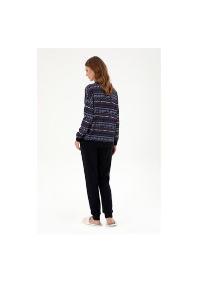 U.s. Polo Assn. Kadın Lacivert Pijama Takım 50303403-vr033 Lacivert
