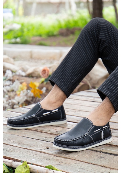 Daxtors D0507 Günlük Ortopedik Erkek Casual Ayakkabı Siyah