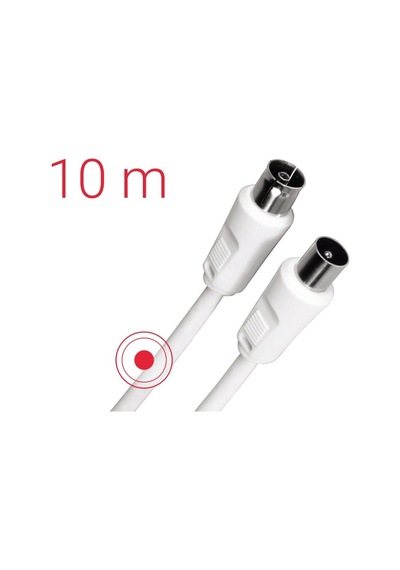 Kablosu Koaksiyel Fiş Ve Soket 3m 75 Db Byz
