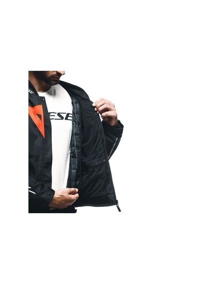 Dainese Daınese Avro 5 Black Red Fluo Whıte Ceket Renkli