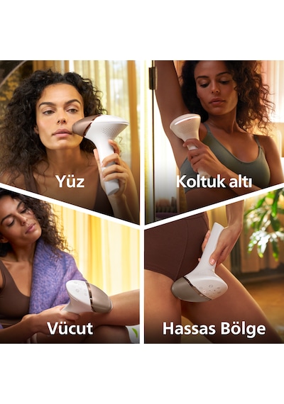 Philips BRI951/03 – 450.000 Atım Lazer Epilasyon Cihazı 4 akıllı başlık: Vücut, Yüz, Bikini,Koltuk Altı - Kablolu/Kablosuz - SkinAi, SmartSkin Philips BRI951/03 – 450.000 Atım Lazer Epilasyon Cihazı 4 akıllı başlık: Vücut, Yüz, Bikini,Koltuk Altı - Kablolu/Kablosuz - SkinAi, SmartSkin