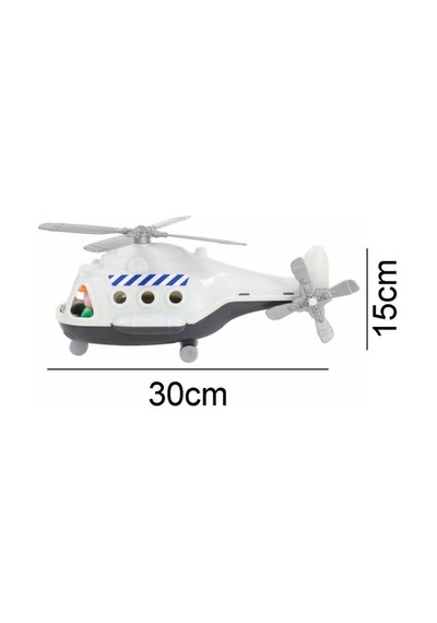 Fileli Figürlü Yük Helikopteri Tekerlekli Döndürülebilir Pervaneli Oyuncak Hava Taşıtı