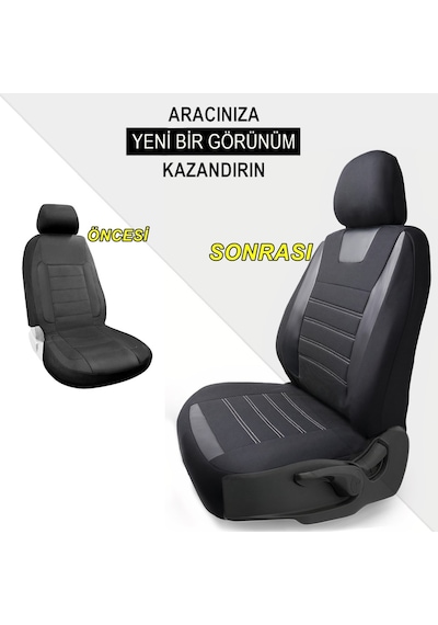 Z&C MAXTECH Renault Kangoo Maxy Sb-T Serisi 2+1 Ticari Oto Koltuk Kılıfı Seti
