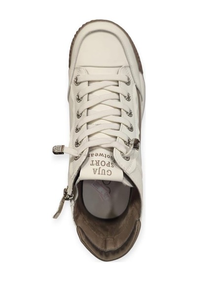 Guja 25k334 Kalın Taban Bilek Boy Kadın Sneakers Bot Kahverengi