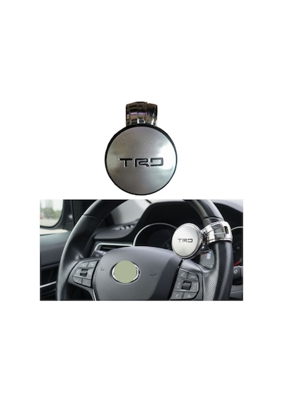 Direksiyon Çevirme Topuzu Üniversal Dayanıklı Trd Yazılı Gri Glz02470084 Gri - Gri