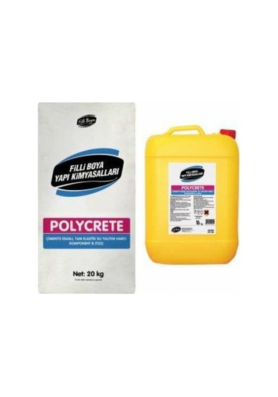 Filli Boya Polycrete Su Yalıtım 20 Kg Toz+10 Kg Sıvı