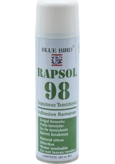 Bluebird Rapsol 98 Yapıştırıcı Temizleyici Sprey 500 Ml.