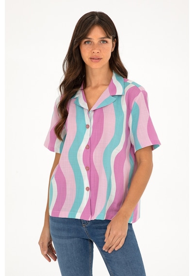 U.s. Polo Assn. Kadın Menekşe Gömlek Kısa Kollu 50288518-vr037 Pembe Pembe U.s. Polo Assn. Kadın Menekşe Gömlek Kısa Kollu 50288518-vr037 Pembe Pembe