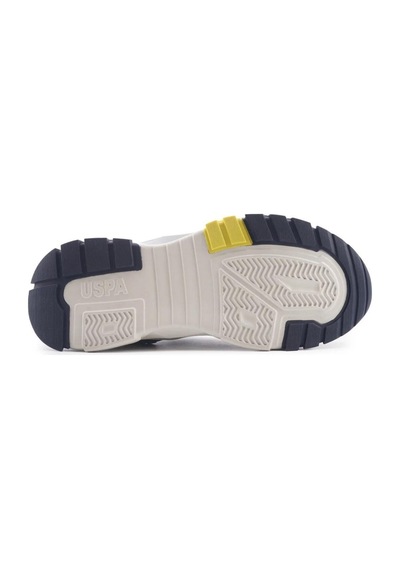 U.s. Polo Assn. Vincent 4fx Erkek Gri-mavi-sarı Sneaker Ayakkabı-gri Gri