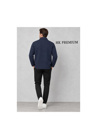 Hk Premium Erkek Gri Double Face Pike Gömlek Ceket Regular Fit, Çıtçıtlı, Uzun Kollu, Smart Casual Lacivert Hk Premium Erkek Gri Double Face Pike Gömlek Ceket Regular Fit, Çıtçıtlı, Uzun Kollu, Smart Casual Lacivert