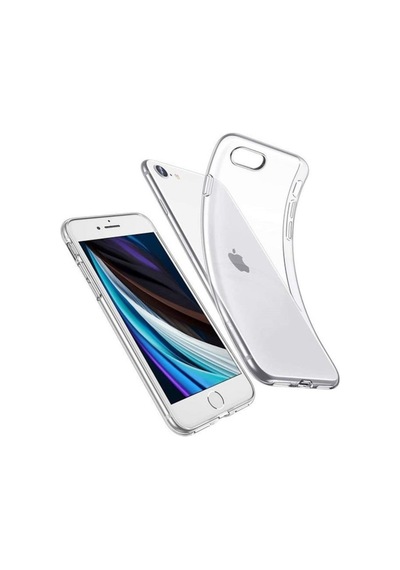 Apple Uyumlu iPhone 8 Plus / 7 Plus Kilif Seffaf Silikon Hibrit Case 423501904