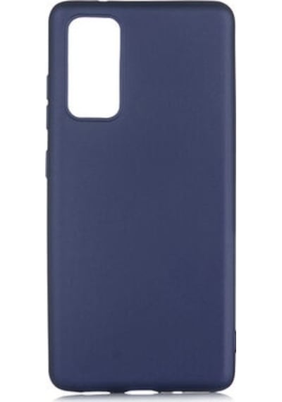 Samsung Galaxy Uyumlu S20 Fe Kılıf Esnek Yapılı İnce Slim Silikon Kapak Ryc/premier Lacivert