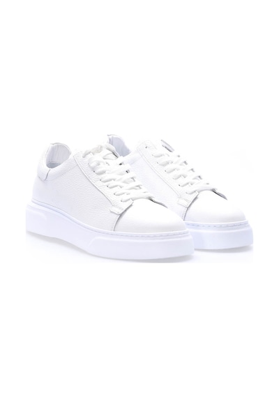 Fast Step Hakiki Deri Erkek Casual Ayakkabı 401ma777 Beyaz