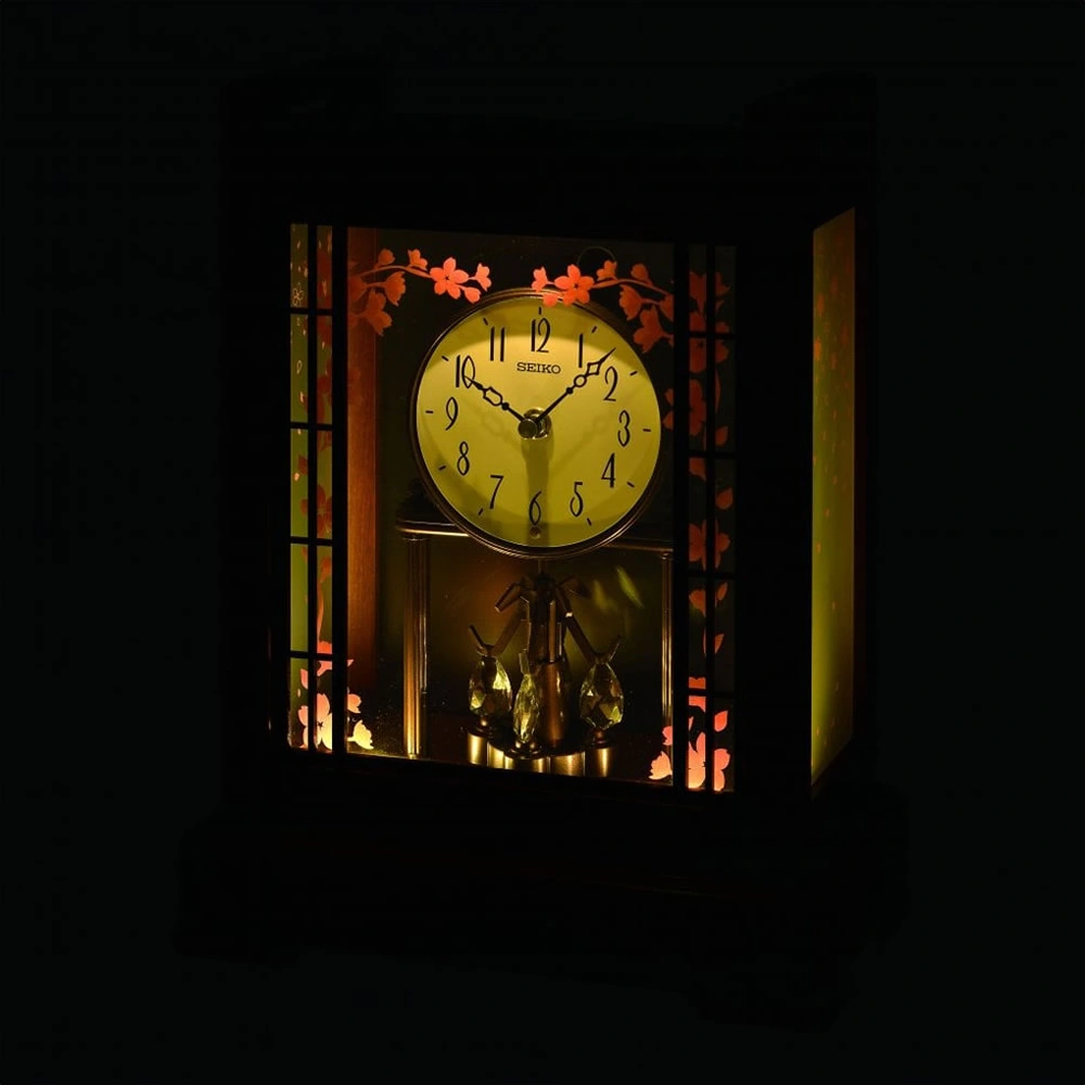 Seiko Clock Qxn235b Masa Saati Kahve