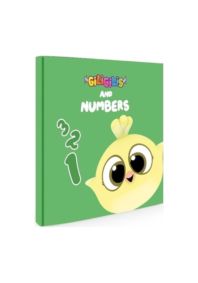 Giligilis and Numbers - İngilizce Eğitici Mini Karton Kitap Serisi- Artenino Yayıncılık