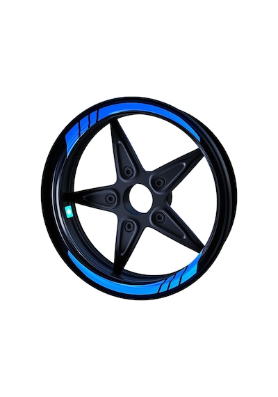 Moto GP Azur Mavi İç Jant Şeridi Sticker Çınar Extreme