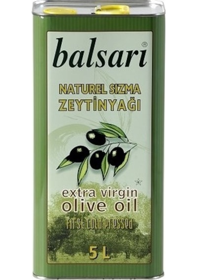 Balsari Naturel Sızma Soğuk Sıkım Zeytinyağı Teneke 5 L