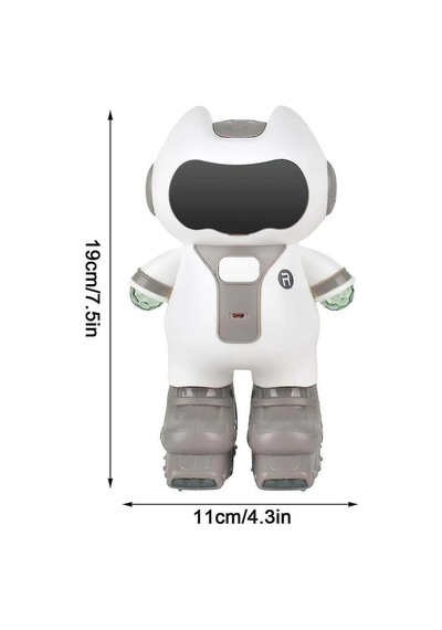 Ctoy Işıklı Ve Sesli Kayarak Dans Eden Robot Ctoy-6678-9