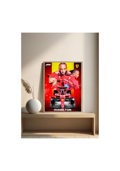 F1 Lewis Hamilton Doğal Ahşap Çerçeveli Tek Parça Dekoratif Tablo Çok Renkli - 844527573 Çok Renkli F1 Lewis Hamilton Doğal Ahşap Çerçeveli Tek Parça Dekoratif Tablo Çok Renkli - 844527573 Çok Renkli