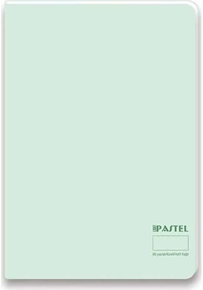 Keskin Pastel Light Pp.kapak Dikişli Defter A4 60yp.düz 327010-99